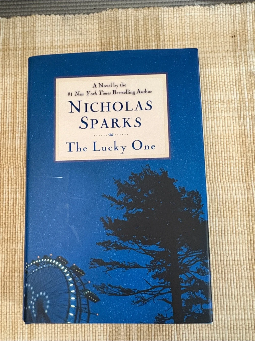 Hardcover Book-The Lucky One by Nicholas Sparks, First Edition